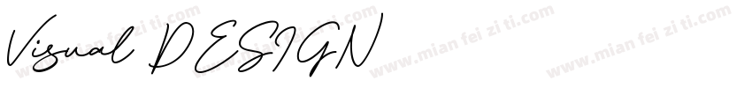 Visual DESIGN字体转换